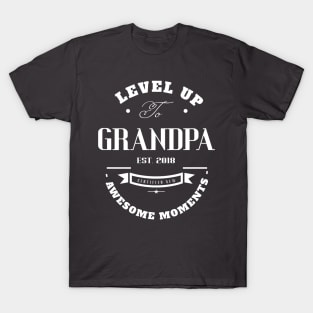 Level up to Grandpa T-Shirt